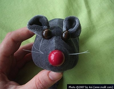 The plush mouse
