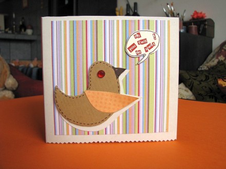 Greeting card for Twitter-fans