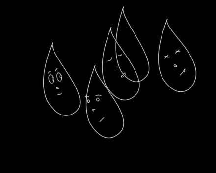 Every little raindrop has a story and face