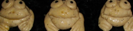 Frogs from bread